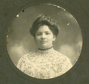 Photograph, Unknown Female possibly Mrs Alford -- Studio Portrait
