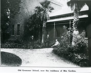 Photograph, Stawell Grammar School in Smith Street Stawell shown the residence of Mr Gordon 1928
