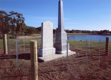 Photograph, “Moray” Grave Marker in a Private Cemetery 2012 -- Coloured