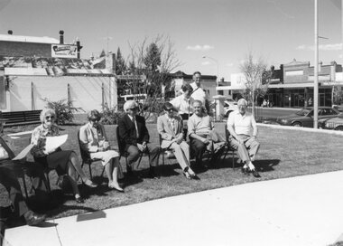 Photograph, Methodist Church Site Plaque Unveiling with Guests 1999