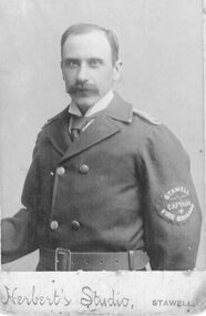 Photograph, Mr Stephen Joseph Mazzuchelli  -- Stawell Fire Brigade -- later Studio Portrait