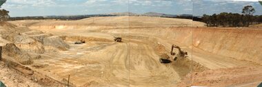 Photograph, Panorama of Wonga Open Cut 1985