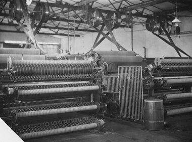 Photograph, North Western Woollen Mills -- Carding Plant