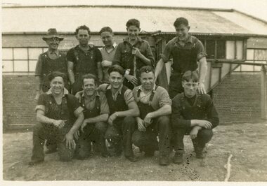 Photograph, North Western Woollen Mills -- Staff 1940