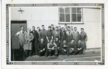 Photograph, North Western Woollen Mills -- Staff 1930's