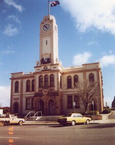 Photograph, Stawell Town Hall Steps 2003 -- 2 Photos -- Coloured