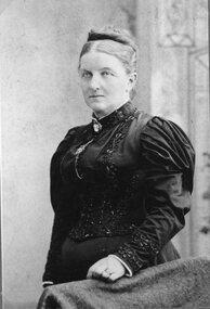 Photograph, Mrs Mary Hutchings nee Newbery c1880’s -- Studio Portrait