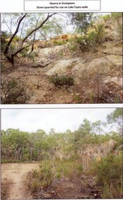 Photograph, Quarry in the Grampians -- Stone used for Lake Fyans Emabankment 2017