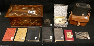Book, Faded Black Cover Holy Bible Gladys Johnston Callawadda, 1916
