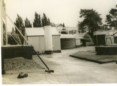 Photograph, Stawell Gas Works -- Purifiers, Holders, Scrubber, Station Meter, Test Room and District Govenor