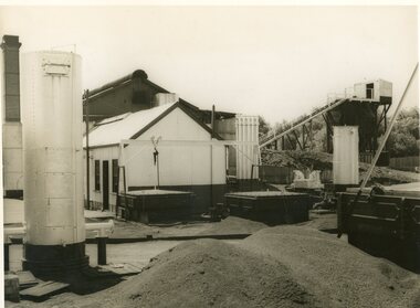 Photograph, Stawell Gas Works -- Scrubbers, Purifier, Condensers, Washer, Retort house and Coke Plant