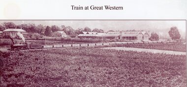 Photograph, Train at Great Western at Irvine Wines