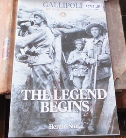 Book, Herald Sun, Gallipoli – The Legend Begins – 2015, 2015