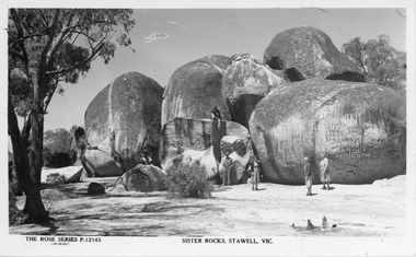 Photograph, Sister Rocks -- Postcard Rose Series