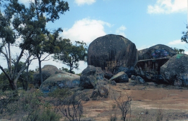 Photograph, Sister Rocks 2011-- Coloured photograph looking South