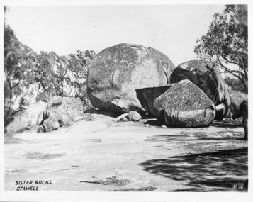 Photograph, Sister Rocks looking West