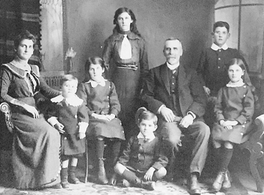 Photograph, Mitchell Family of Stawell -- Studio Portrait
