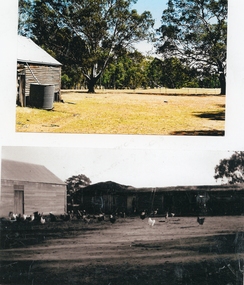 Photograph, Kanya Farm with Family Members & Buildings