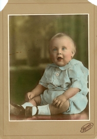 Photograph, Chapman Studios, Master Allan Giles -- Studio Portrait -- Coloured