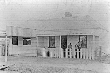 Photograph, Delahoy's Butcher Shop in Great Western c1901