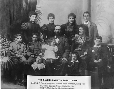 Photograph, Dalziel Family early 1900's -- Studio Portrait