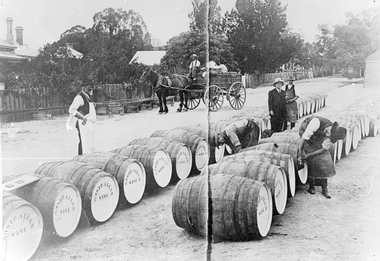 Photograph, Irvine's Wines in Great Western 1905