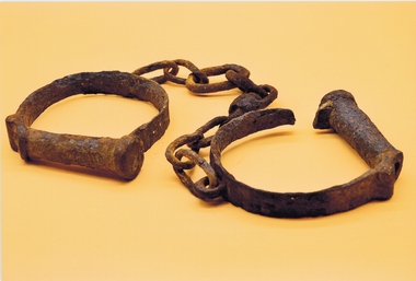 Photograph, Set of leg irons