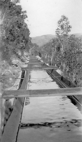 Photograph, Water Flume fo the Stawell Water Supply