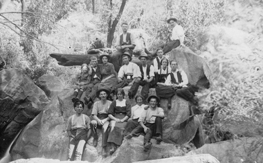 Photograph, Group in bush setting c 1900's