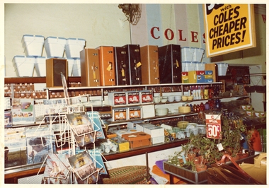 Photograph, Pleasant Creek Special School, Coles Store Interior Nov 1975, Nov 1975