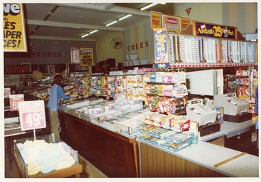 Photograph, Pleasant Creek Special School, Coles Store Interior Nov 1975, Nov 1975