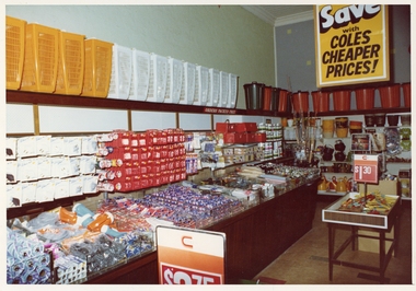 Photograph, Pleasant Creek Special School, Coles Store Interior Nov 1975, Nov 1975