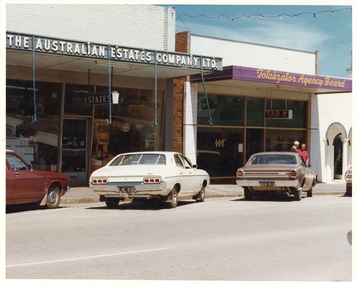 Photograph, Pleasant Creek Special School, Australian Estates Stock & Station Agents,  T.A.B. & Val Coopers Boutique Nov1975, Nov 1975