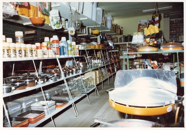 Photograph, Pleasant Creek Special School, Frank Floyd Pty Ltd. Hardware Store interior Wimmera Street Stawell Nov 1975, Nov 1975