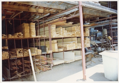 Photograph, Pleasant Creek Special School, Frank Floyd Pty Ltd. Hardware Store interior Wimmera Street Stawell Nov 1975, Nov 1975