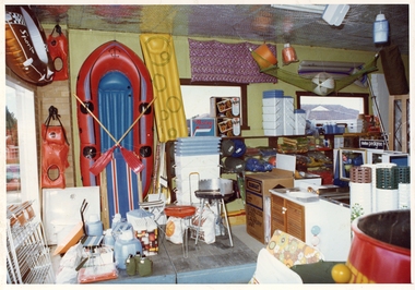 Photograph, Pleasant Creek Special School, Frank Floyd Pty Ltd. Hardware Store interior Wimmera Street Stawell Nov 1975, Nov 1975