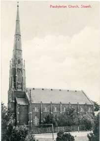 Postcard, Presbyterian Church Stawell Scallan Street
