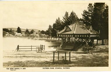 Postcard, Victoria Park Stawell later name changed to Cato Lake  c1906