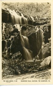 Postcard, Rose Series, McKenzie Falls Wartook Grampians  c1906
