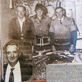 Photograph, Newton Butchers, Photograph relating to Newtons Butcher