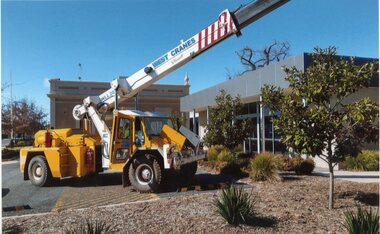 Photograph, Greg Robson - Stawell Historical Society, Historical Society Display of Mining Equipment Installation, 02/09/2019