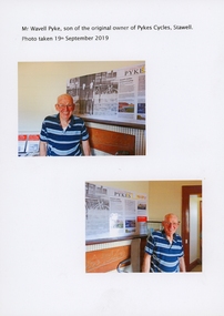 Photograph, Stawell Historical Society, Mr Wavell Pyke 2019, 19/9/2019