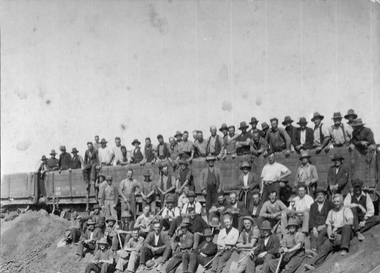 Photograph, Rail Gang