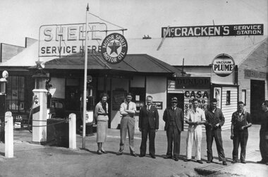 Photograph, McCracken's Service Station