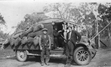 Photograph, Charcoal Bags 1920's