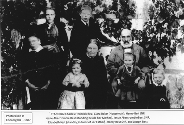 Photograph, Best Family Concongella Vineyard 1887
