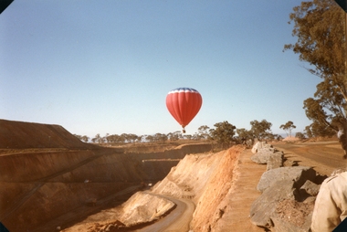 Photograph, Balloon over Wonga Opencut