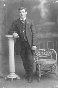 Photograph, J W Brown  Ideal Studio, Mr Stan Harris c1910 -- Studio Portrait