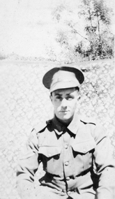 Photograph, Mr Ern Harris in Uniform 1916