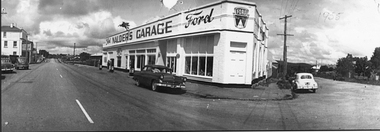 Photograph, Nalder's garage 1955